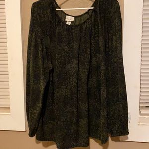 Wide neck, green black float top